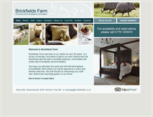 Tablet Screenshot of brickfieldsfarm.co.uk